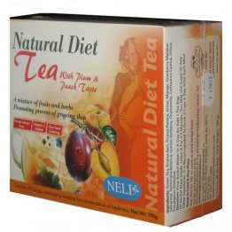 Натуральный диетичнский чай NELI со вкусом сливы, 80 пакетиков